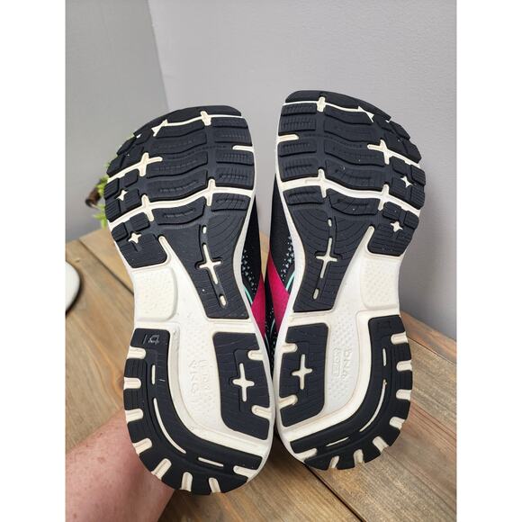 Brooks Ghost 14 Women's Size 11 B (Medium) Running Shoes Black Pink - Picture 8 of 12